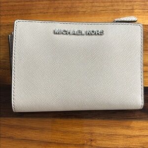 Michael Kors Metallic Silver Wallet